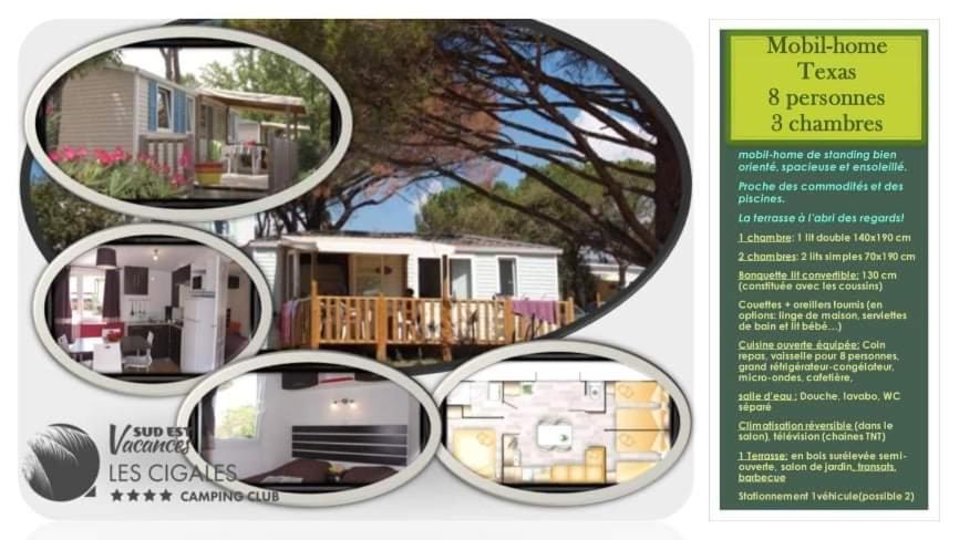 Mobil Home Detente 8 Personnes Le Muy Exterior foto